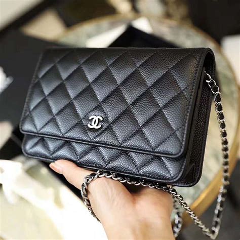 chanel wallet on chain lambskin